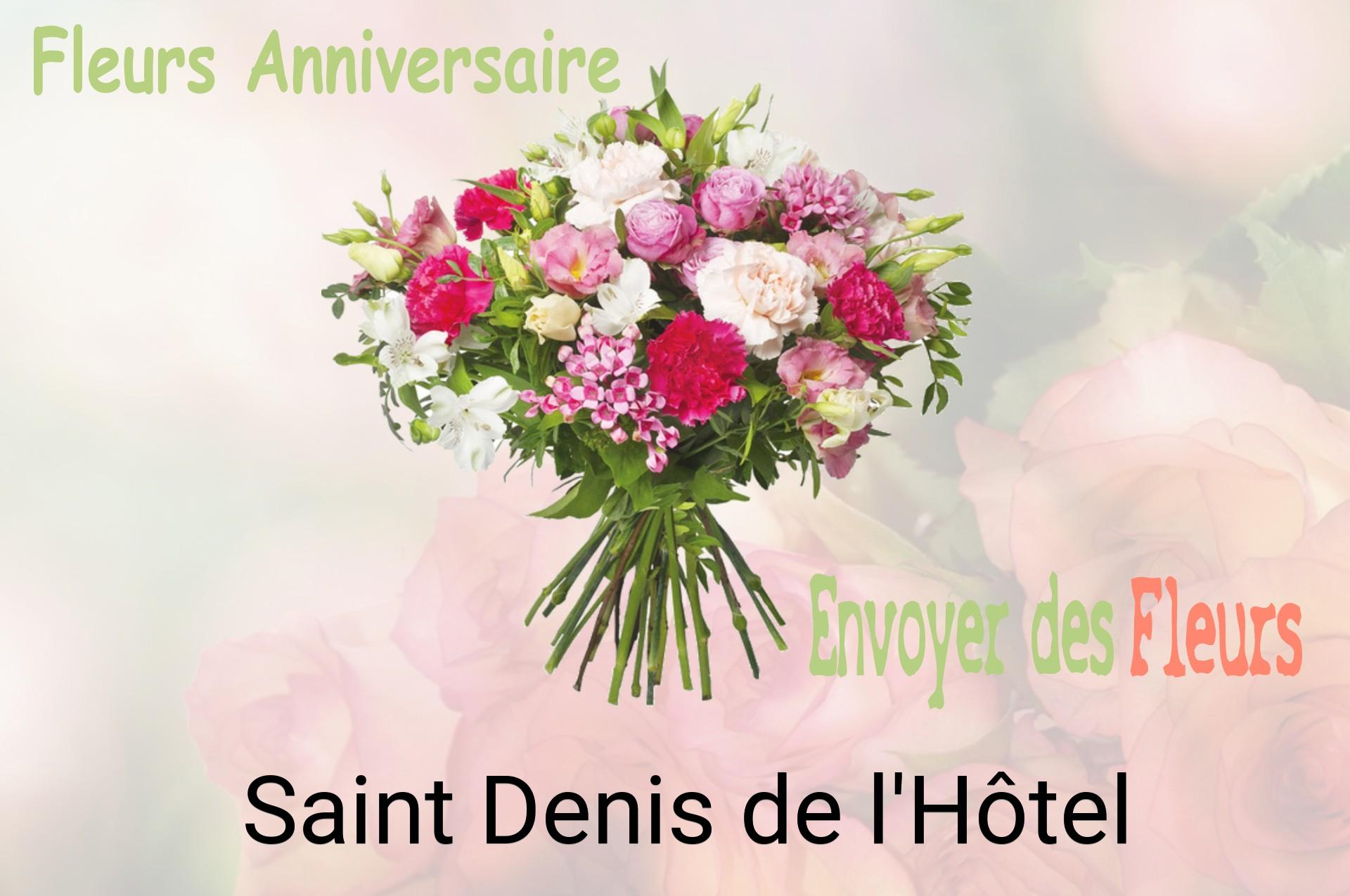 Bouquet de fleurs d’anniversaire livré à Saint-Denis-de-l'Hôtel